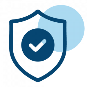 Icon eines Schutzschildes für DSGVO konforme Installation