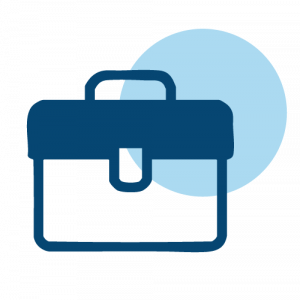 Icon eines Werkzeugkoffers als Symbol für fachgerechte Installation